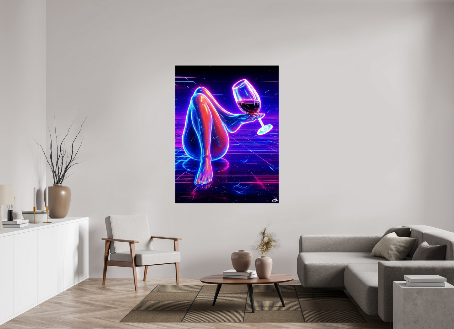 120 x 160 cm, Format Photo à encadrer soi-même Ivresse Électrique