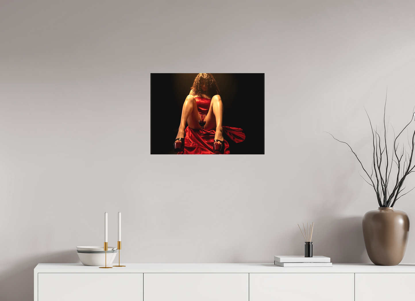 ISO A2 (59,4 x 42 cm), Toile matte La Cérémonie du Désir