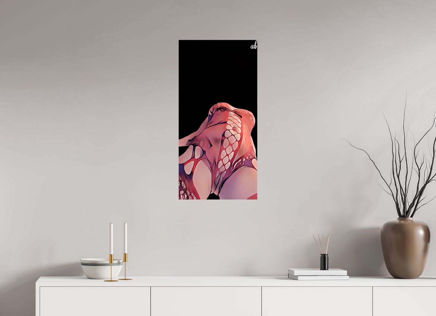 40 x 81,3 cm, Photo Print On Fuji Crystal DP II Là où naît le feu