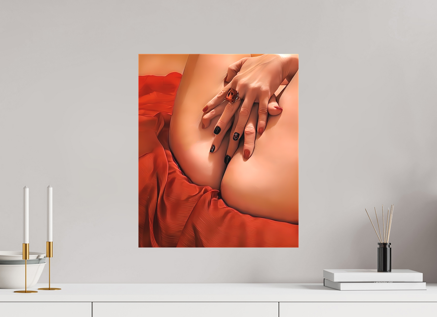 40 x 48,6 cm, TOILE MATTE Le Secret de la Chair