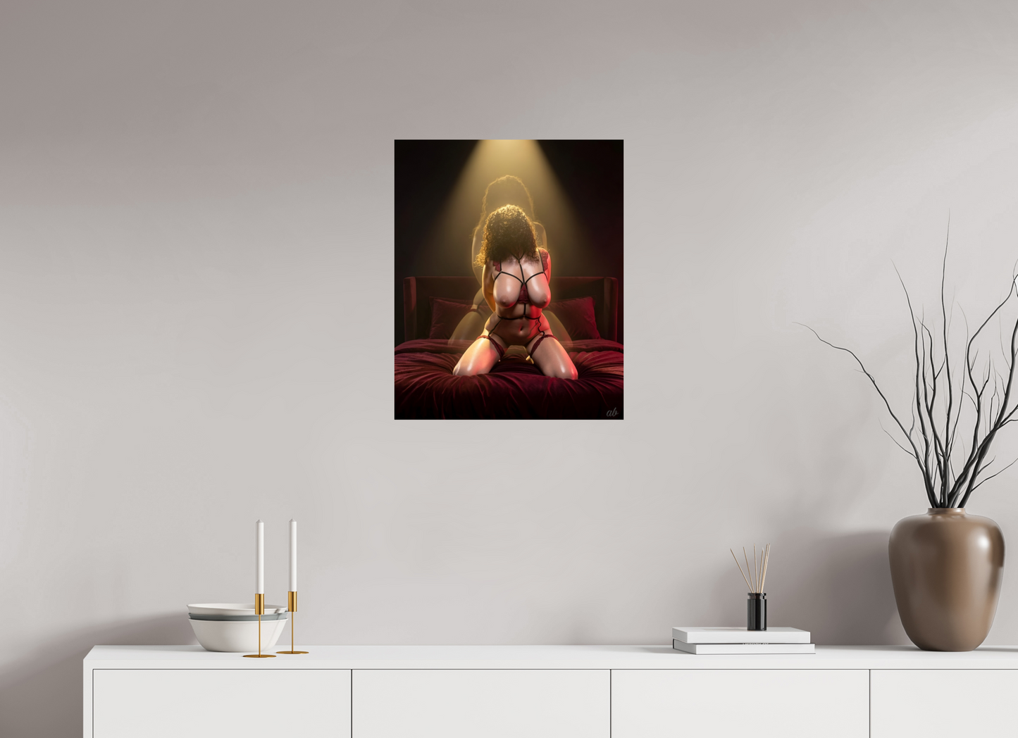 50 x 61,1 cm, Format Photo à encadrer soi-même L’Écho Secret du Désir