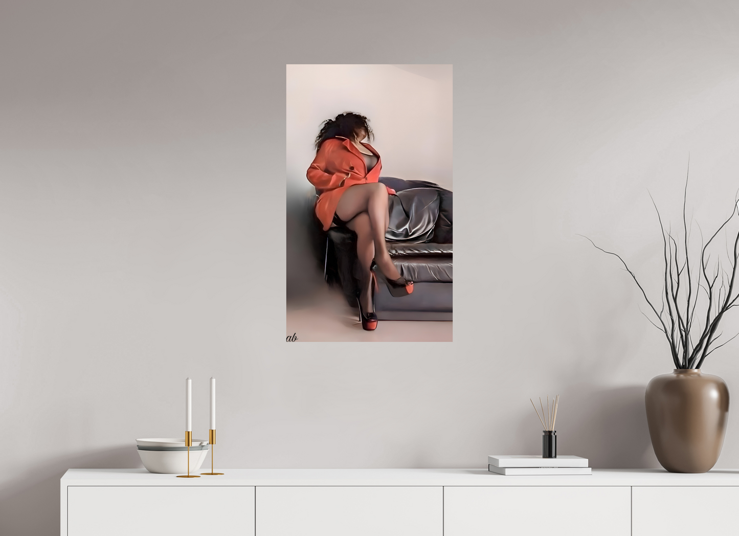 50 x 83,4 cm, Format Photo Le Secret Écarlate