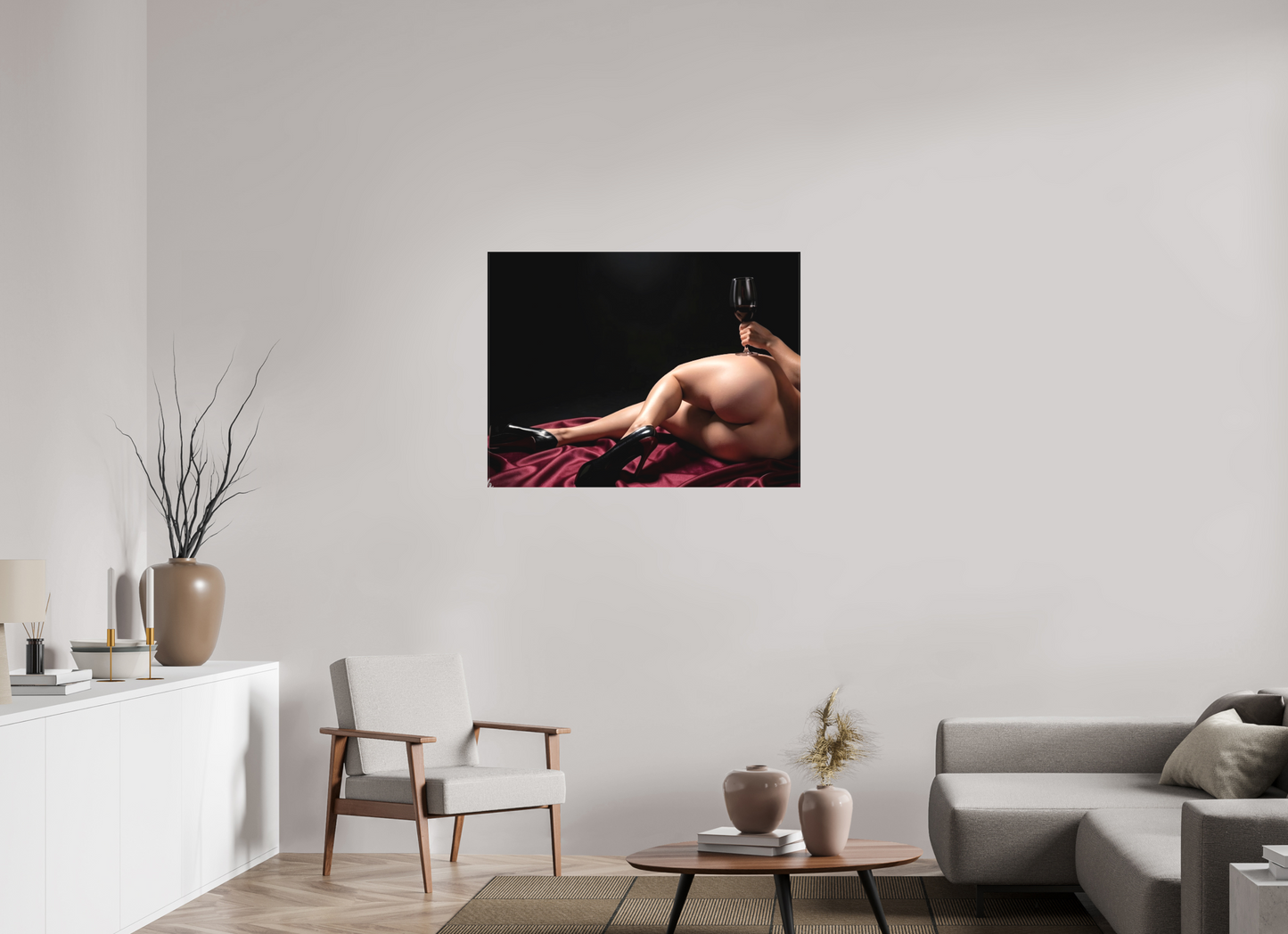 100 x 75 cm, Toile matte Le Goût de la Nuit