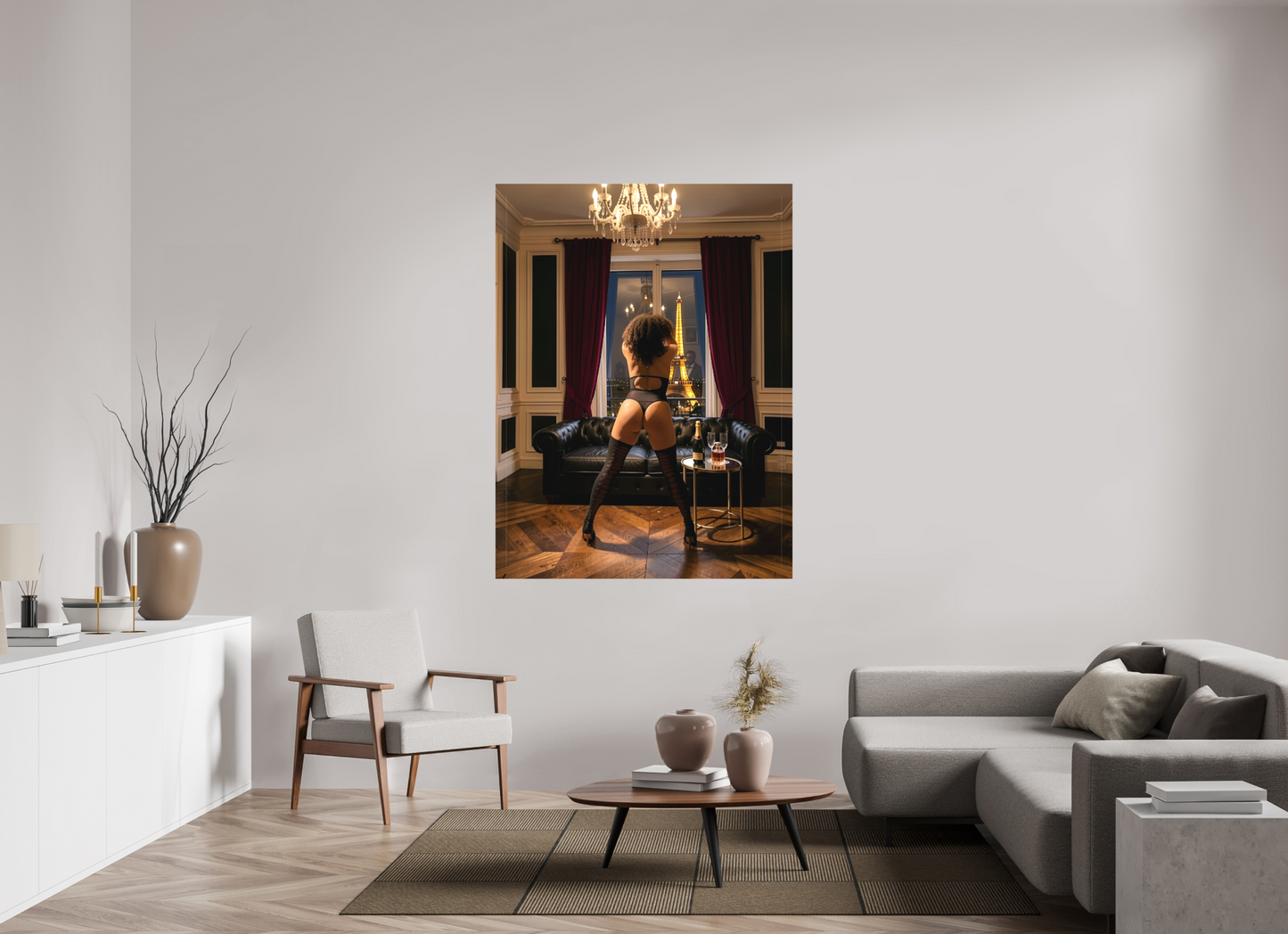 120 x 160 cm, Toile matte Les Nuits Privées