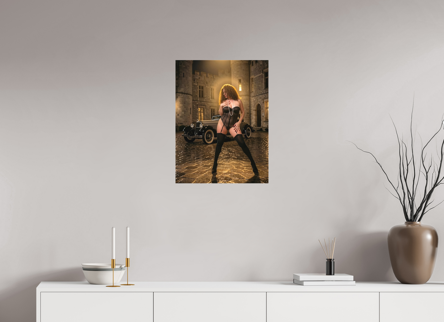 45 x 60 cm, Toile matte L’Héritière de la Nuit