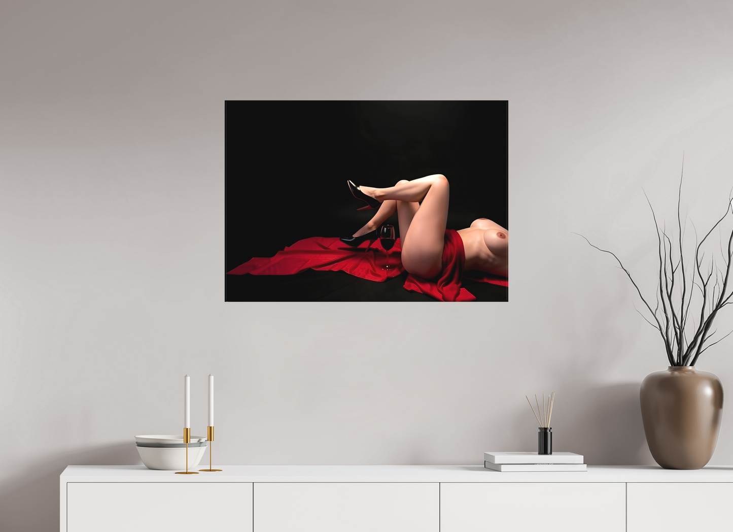 ISO A1 (84,1 x 59,4 cm), Toile matte Velours et Vertige