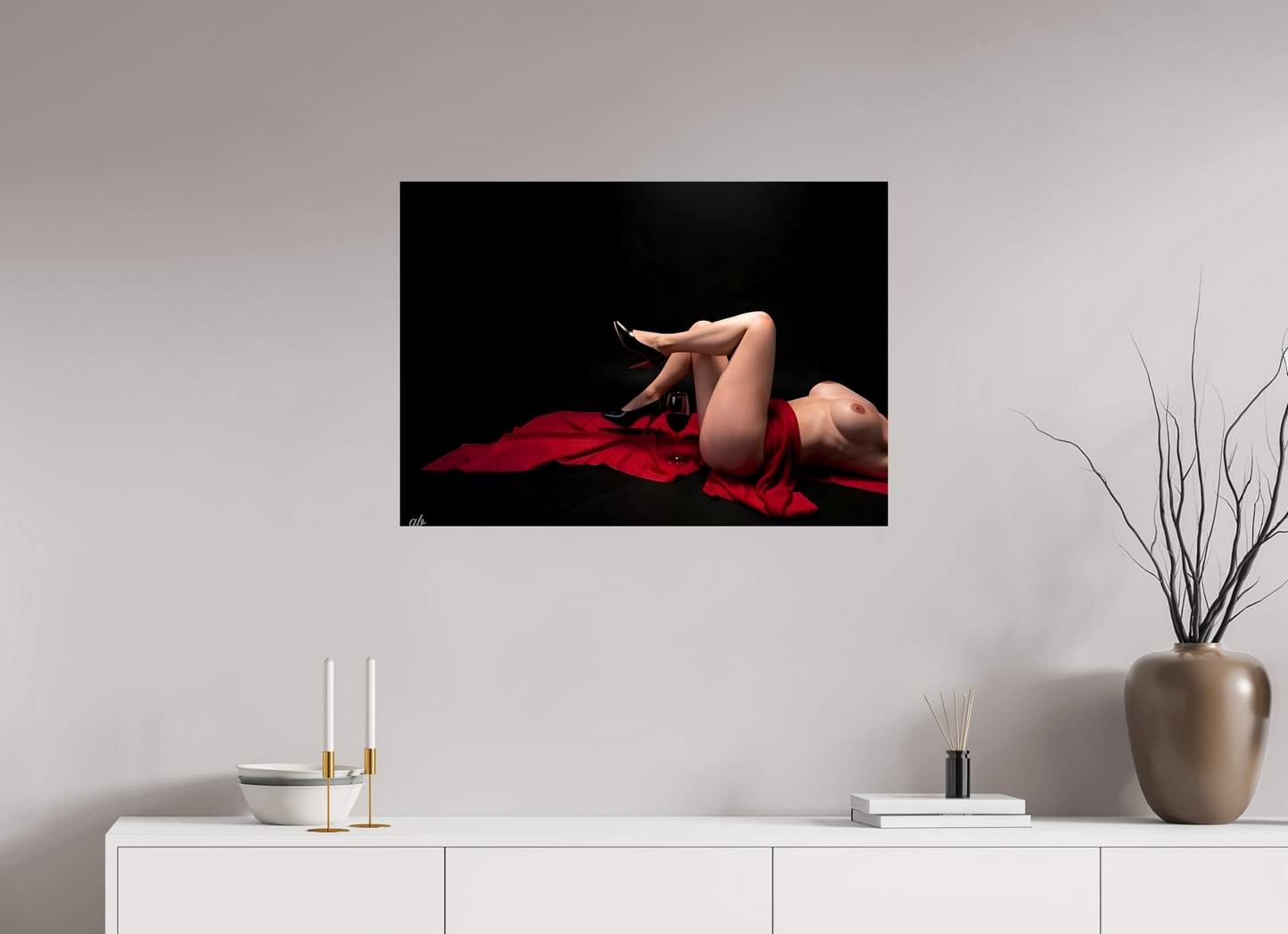 ISO A1 (84,1 x 59,4 cm), Format Photo à encadrer soi-même Velours et Vertige