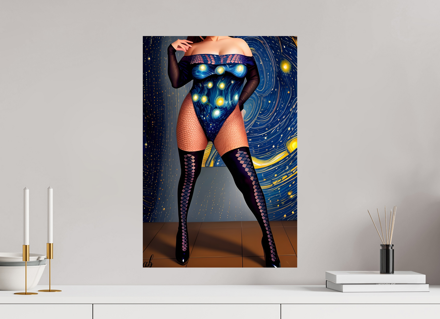 40 x 60 cm, Photo Print On Fuji Crystal DP II Nuit Étoilée – Éclat du Ciel et du Style