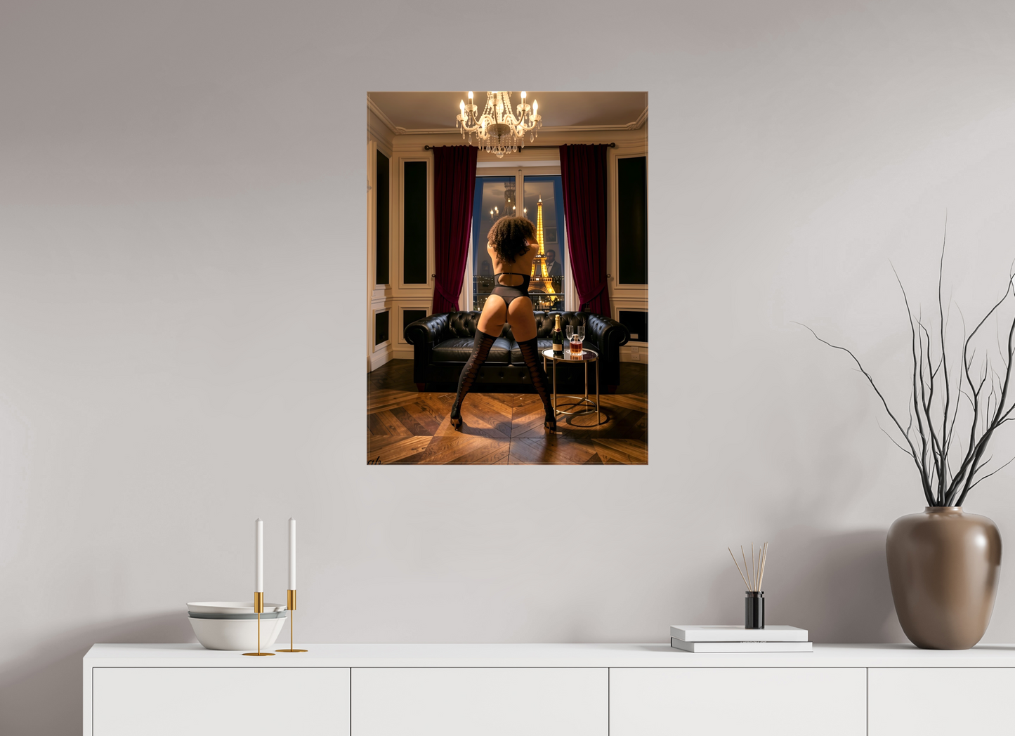 60 x 80 cm, Toile brillante Les Nuits Privées