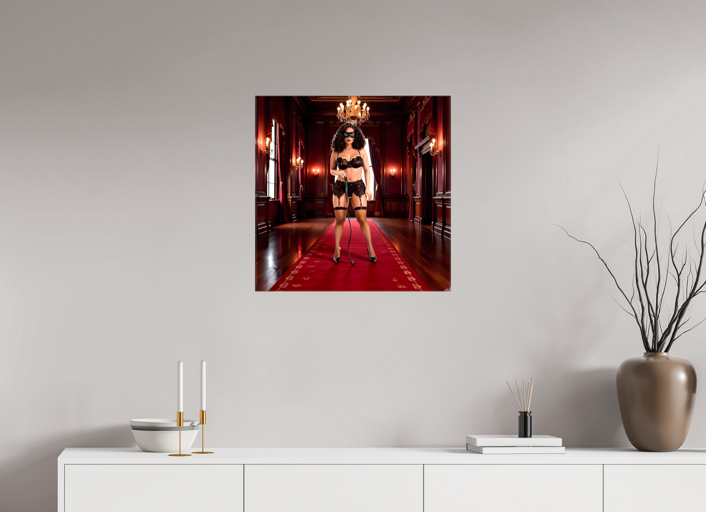 60 x 60 cm, Toile brillante Rituel IV