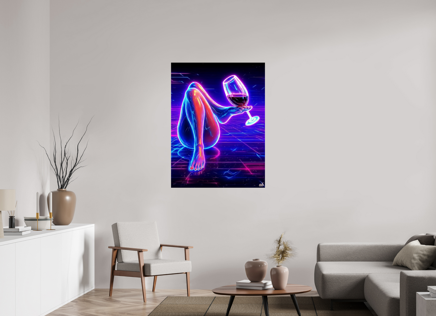 90 x 120 cm, Format Photo à encadrer soi-même Ivresse Électrique