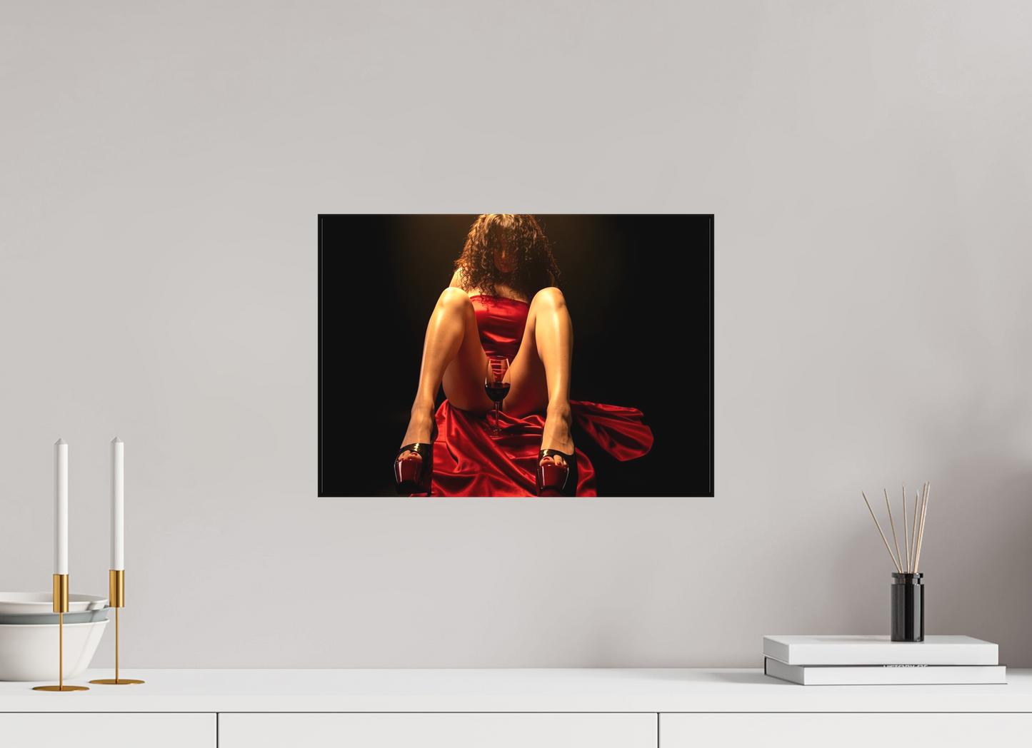 ISO A3 (42 x 29,7 cm), Toile matte La Cérémonie du Désir