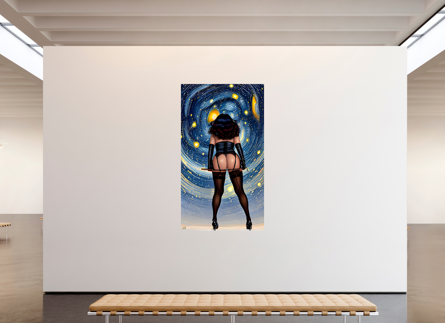 120 x 211,8 cm, Format Photo La Dame des Étoiles