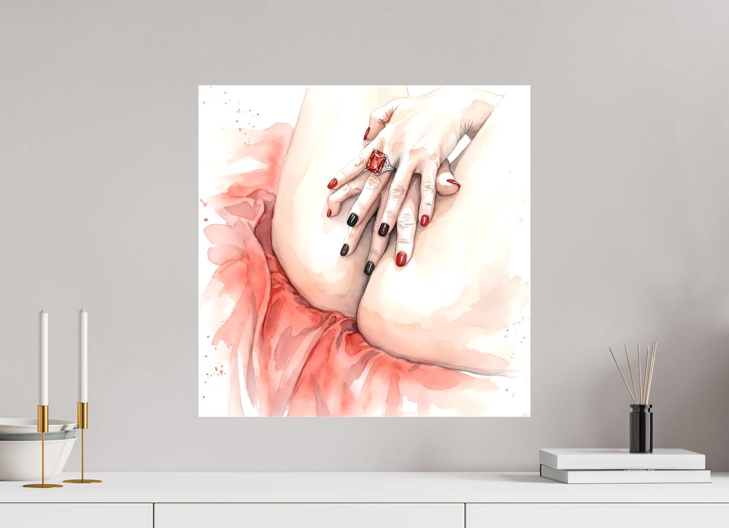 50 x 50 cm, TOILE MATTE Le Secret de la Peau
