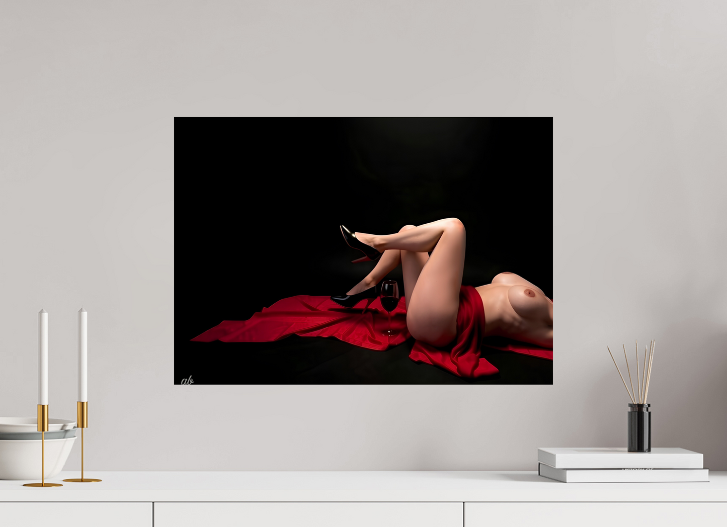 ISO A2 (59,4 x 42 cm), Format Photo à encadrer soi-même Velours et Vertige