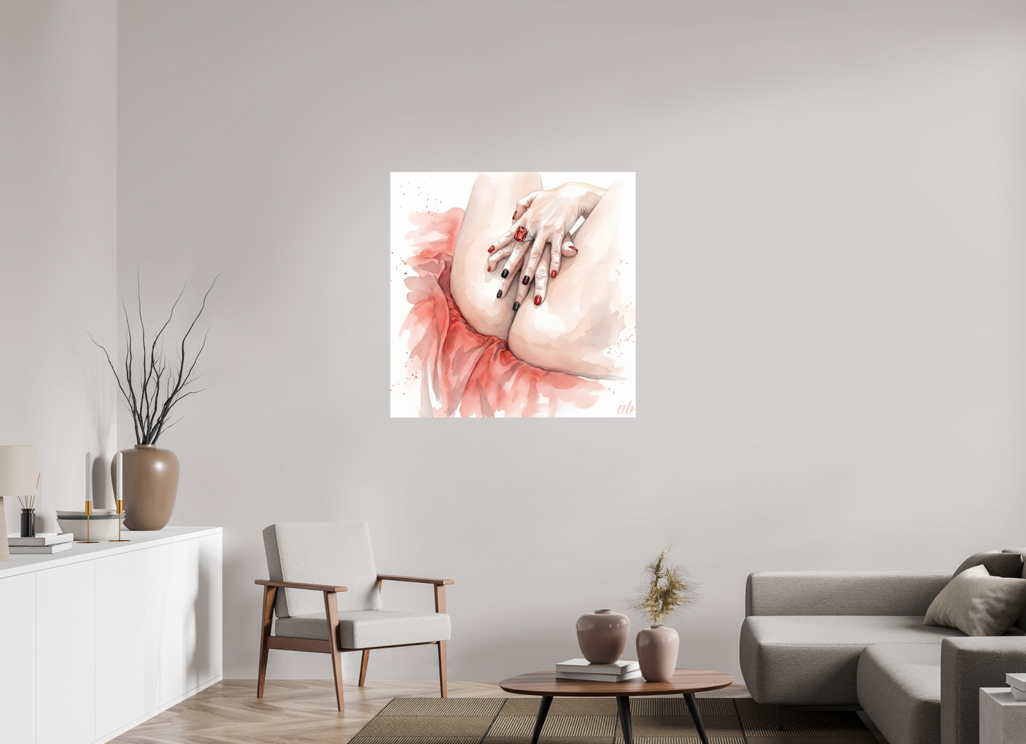 100 x 100 cm, Format Photo à encadrer soi-même Le Secret de la Peau