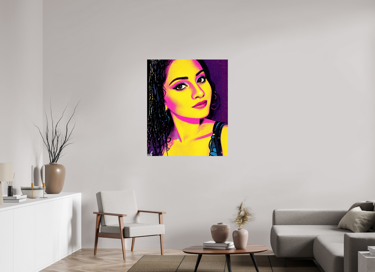 90 x 107,5 cm, Photo Print On Fuji Crystal DP II Éclat Pop – Portrait Néon