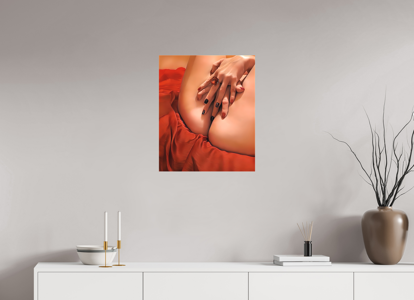 50 x 60,7 cm, TOILE MATTE Le Secret de la Chair