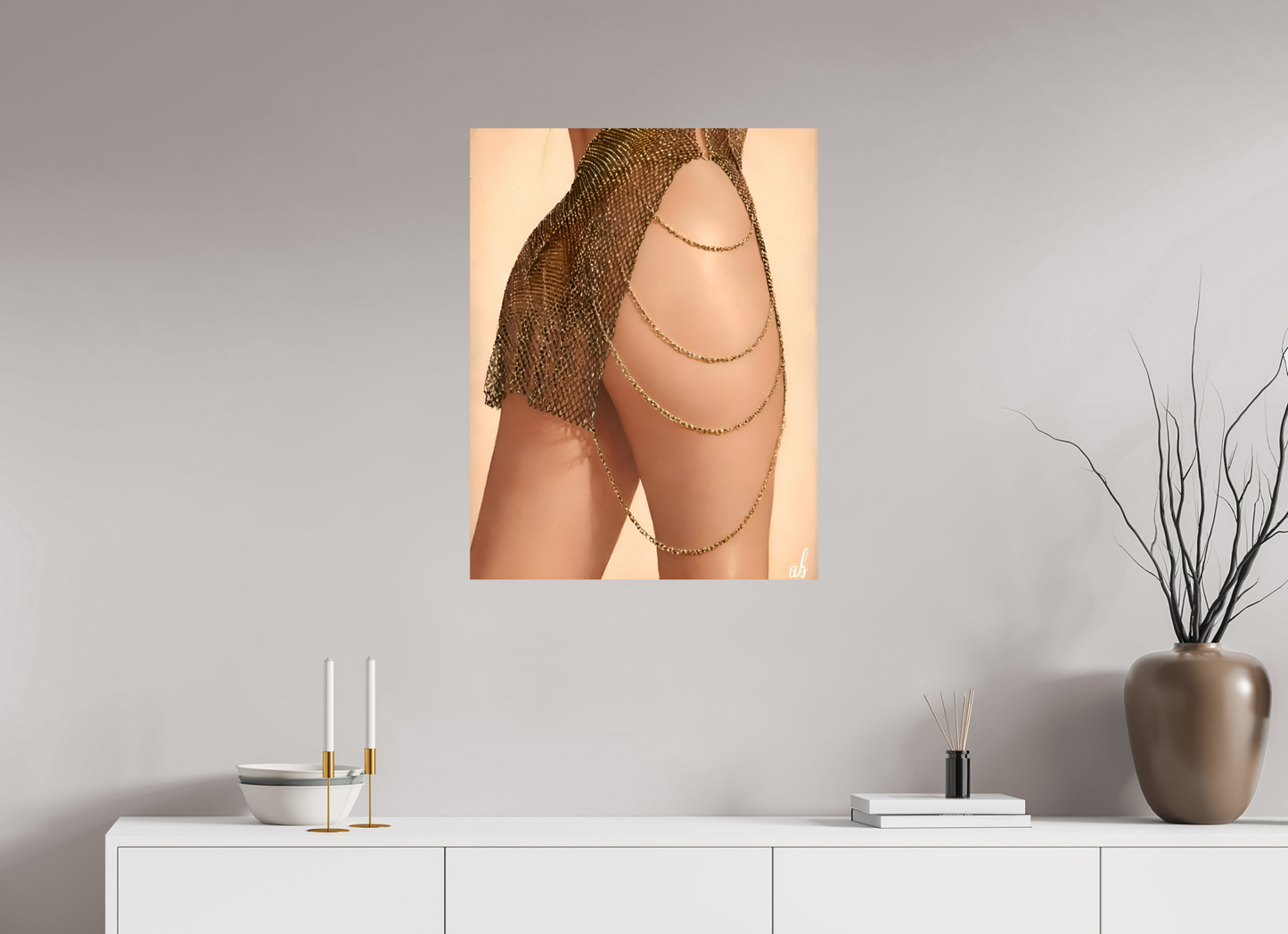 60 x 77,8 cm, Photo Print On Fuji Crystal DP II Éclat Doré - Maille d'Or