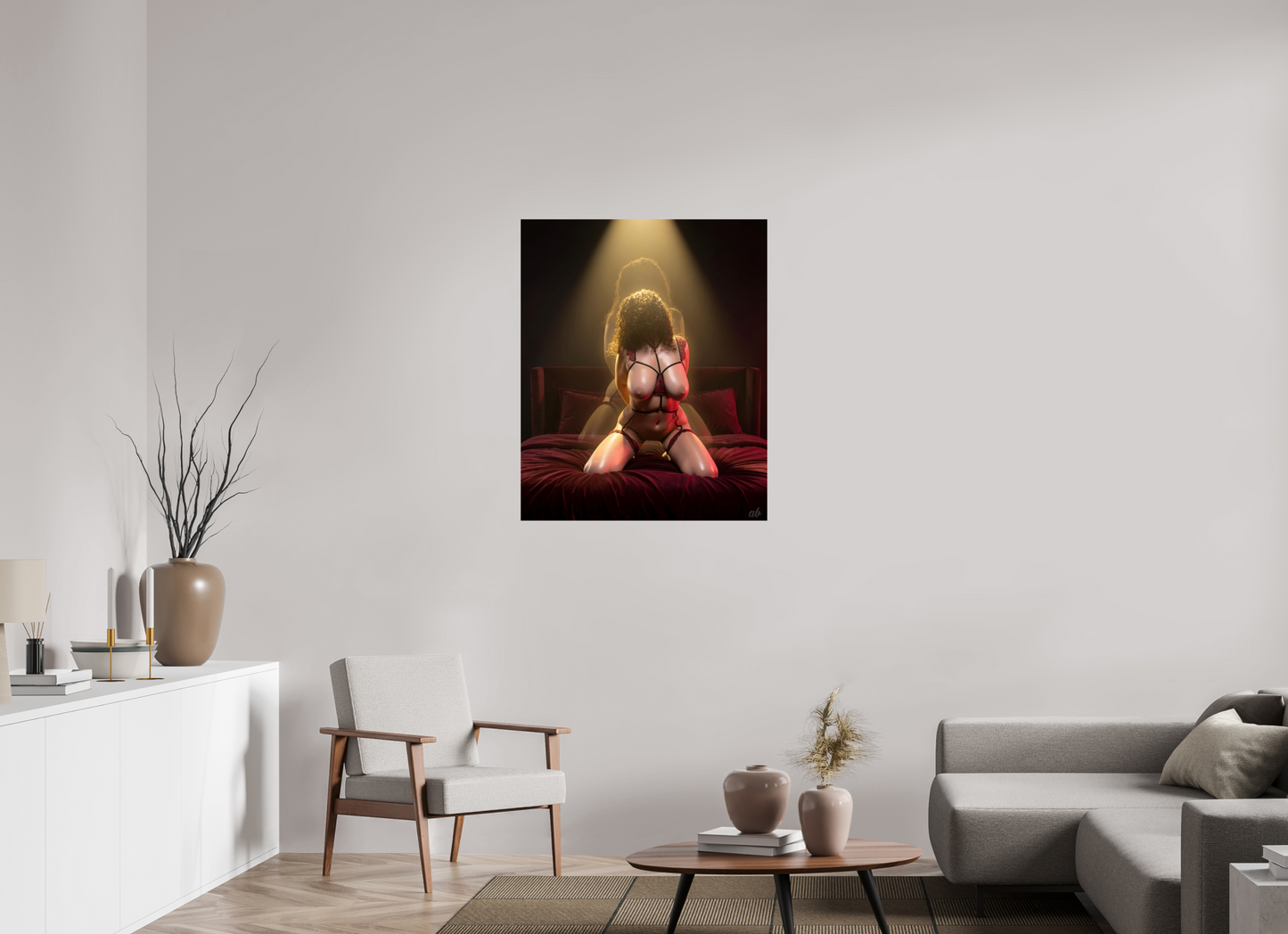 80 x 97,8 cm, Format Photo à encadrer soi-même L’Écho Secret du Désir