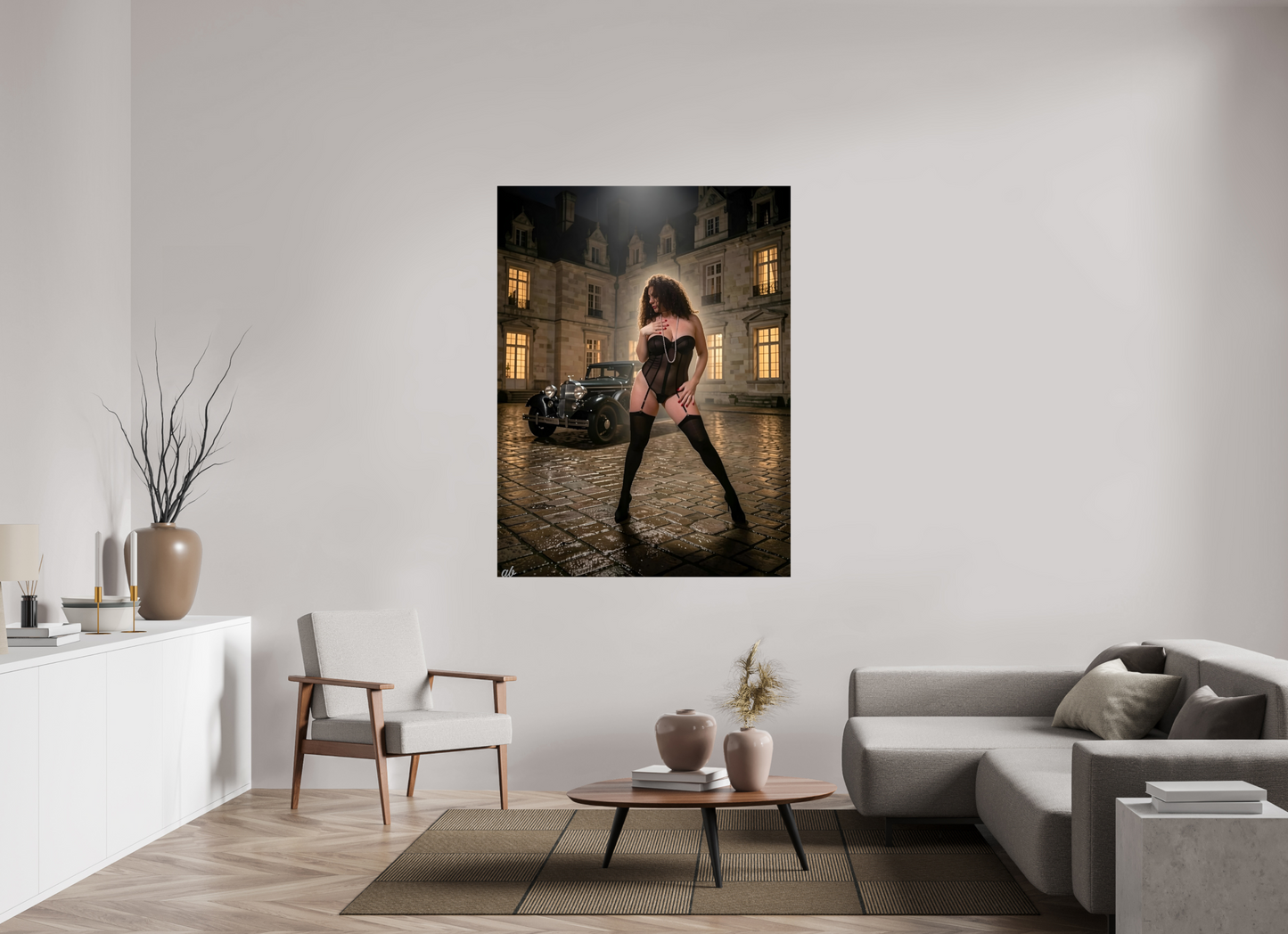 120 x 160 cm, Format Photo à encadrer soi-même La Promesse après Minuit