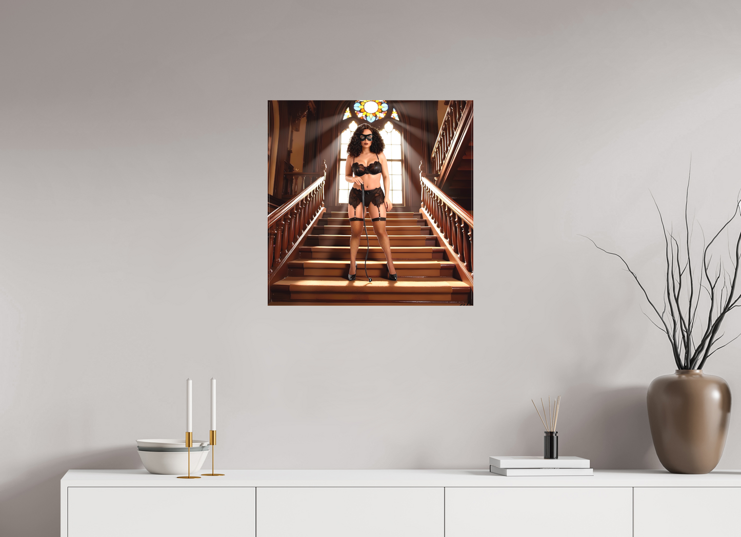 60 x 60 cm, Toile matte Rituel I