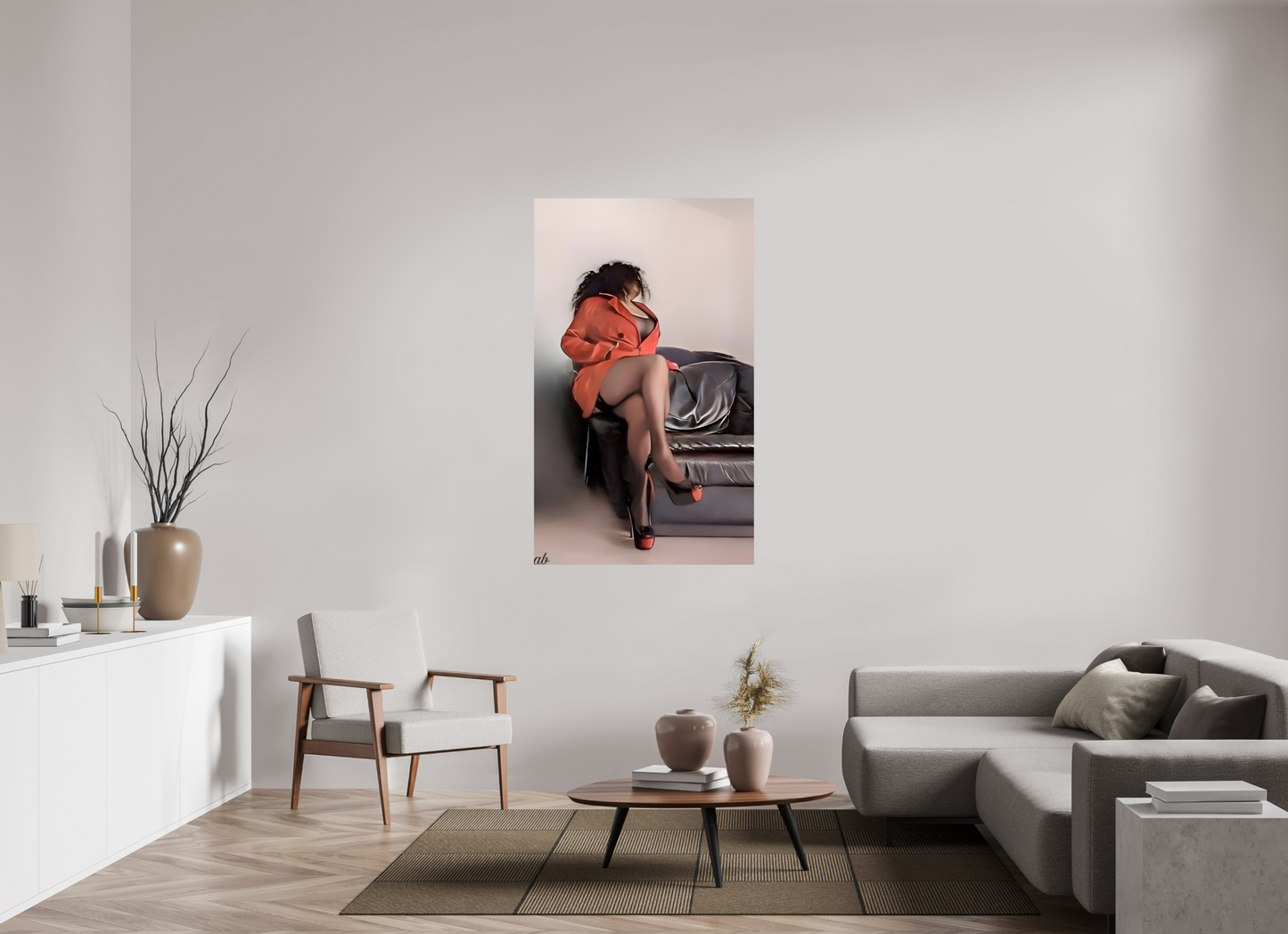 90 x 150 cm, Format Photo Le Secret Écarlate