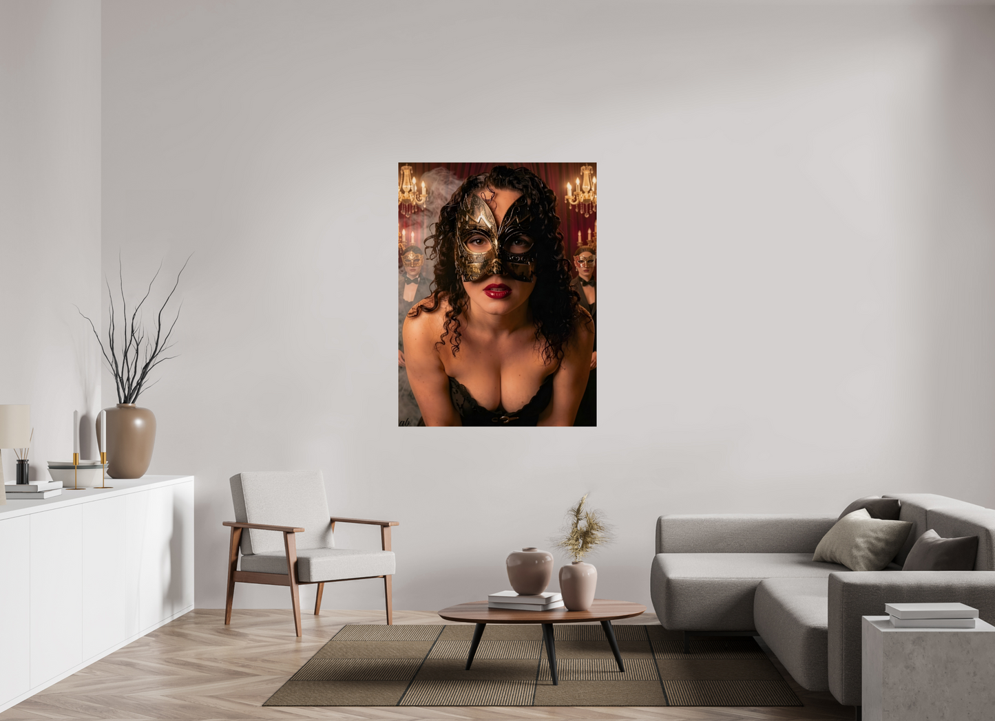 105 x 140 cm, Format Photo à encadrer soi-même Le Bal des Ombres