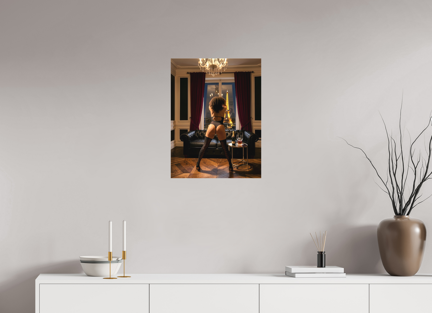 45 x 60 cm, Toile matte Les Nuits Privées