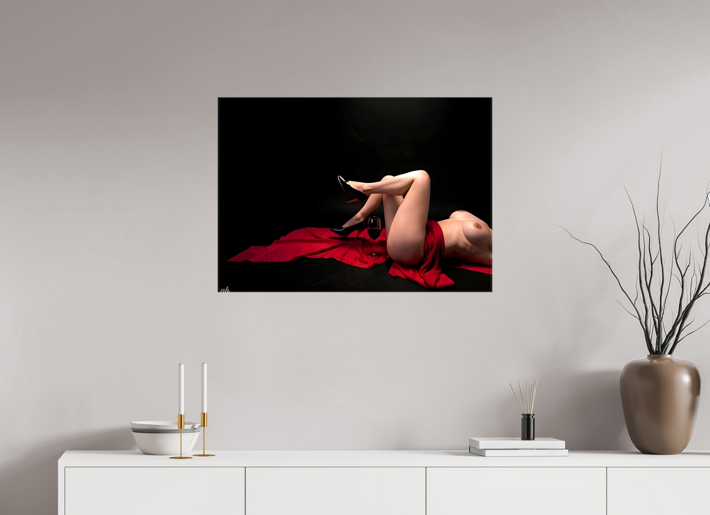 ISO A1 (84,1 x 59,4 cm), Toile brillante Velours et Vertige