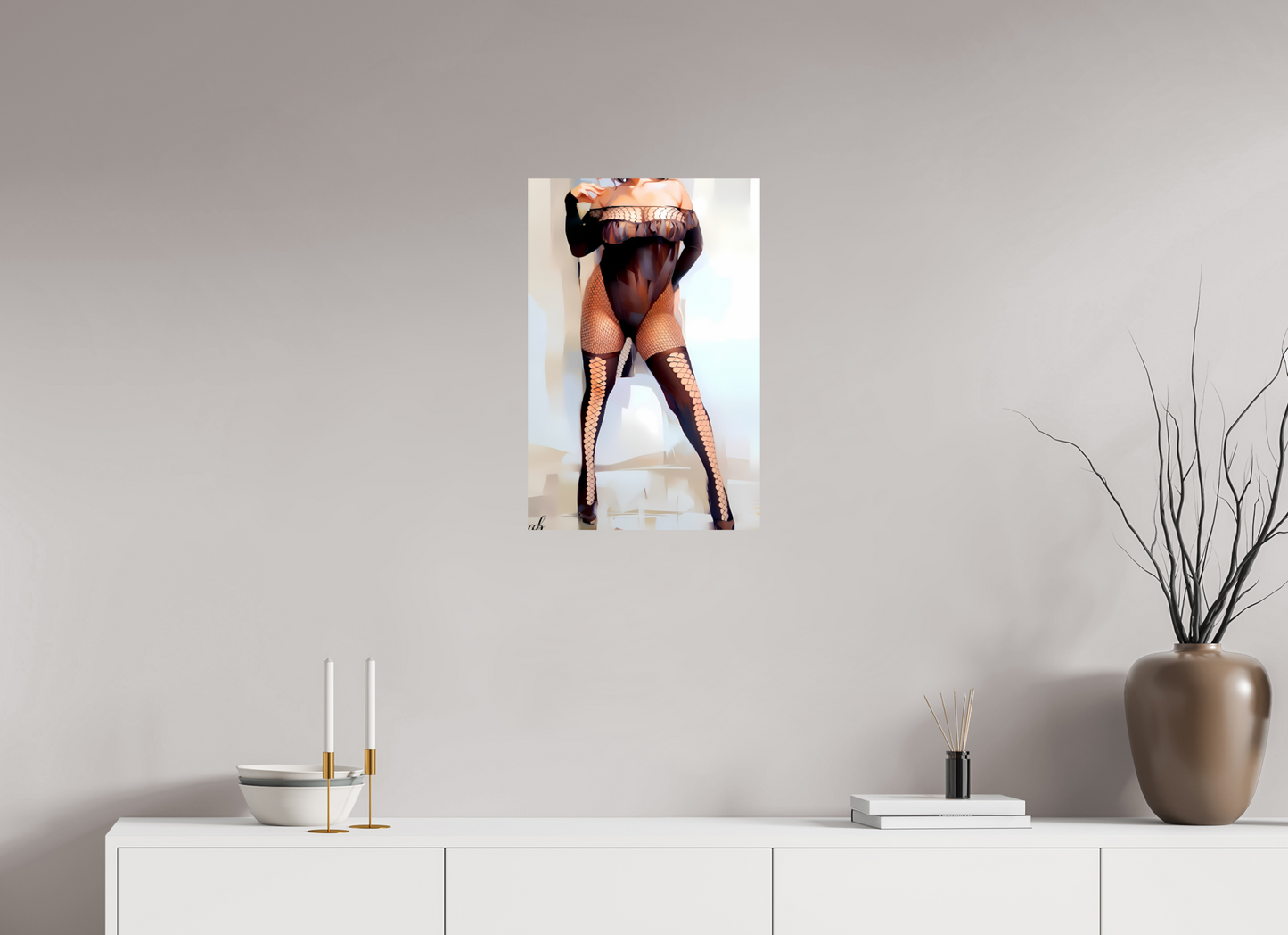 40 x 60,5 cm, Photo Print On Fuji Crystal DP II Éclat Graphique – Ombres et Lumière du Glamour