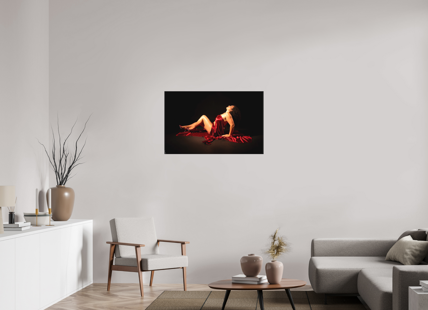 95,3 x 60 cm, Toile matte La Reine de Minuit