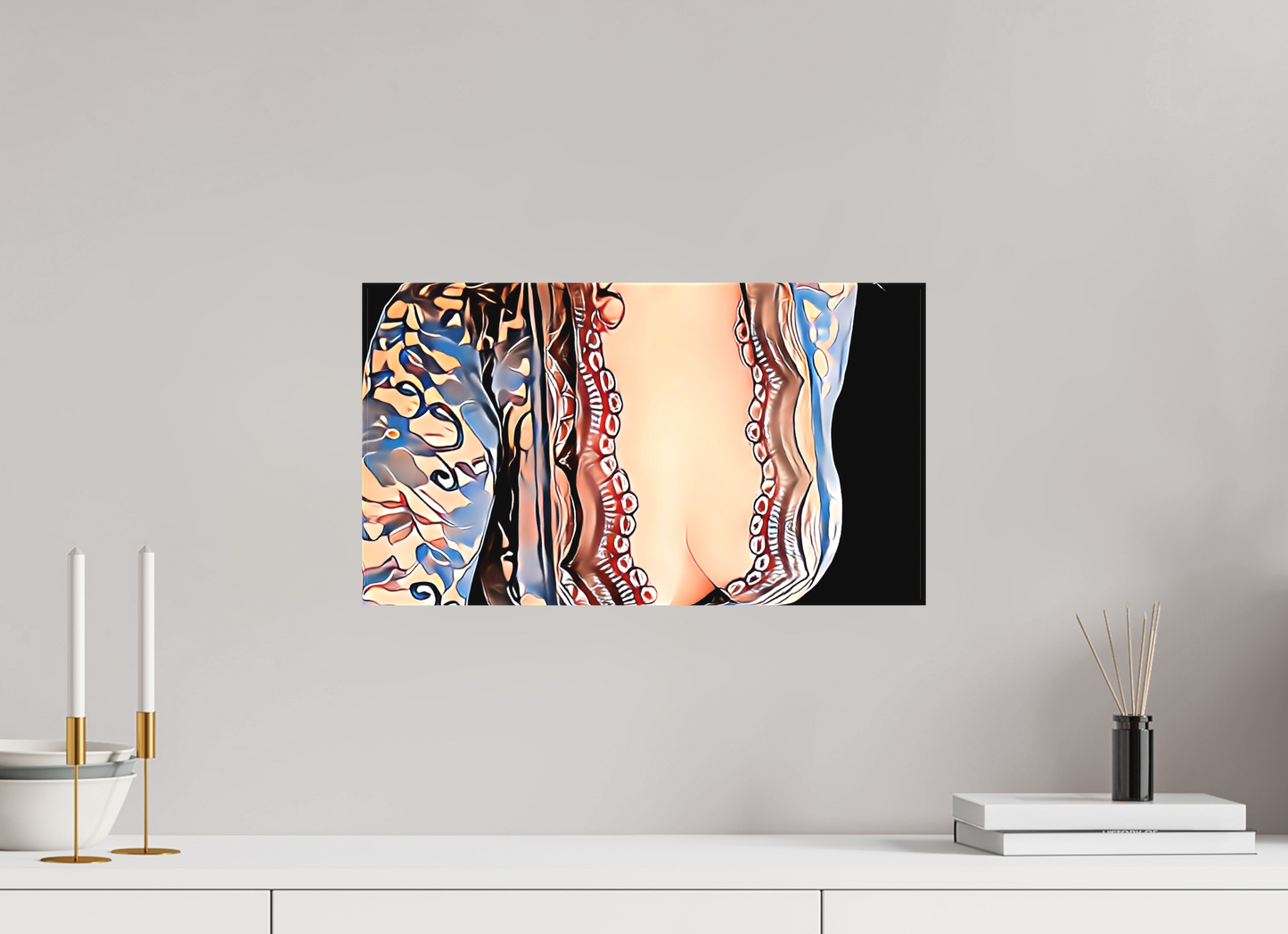 48 x 27 cm, Toile matte Harmonie Sensuelle – L’Art de la Féminité