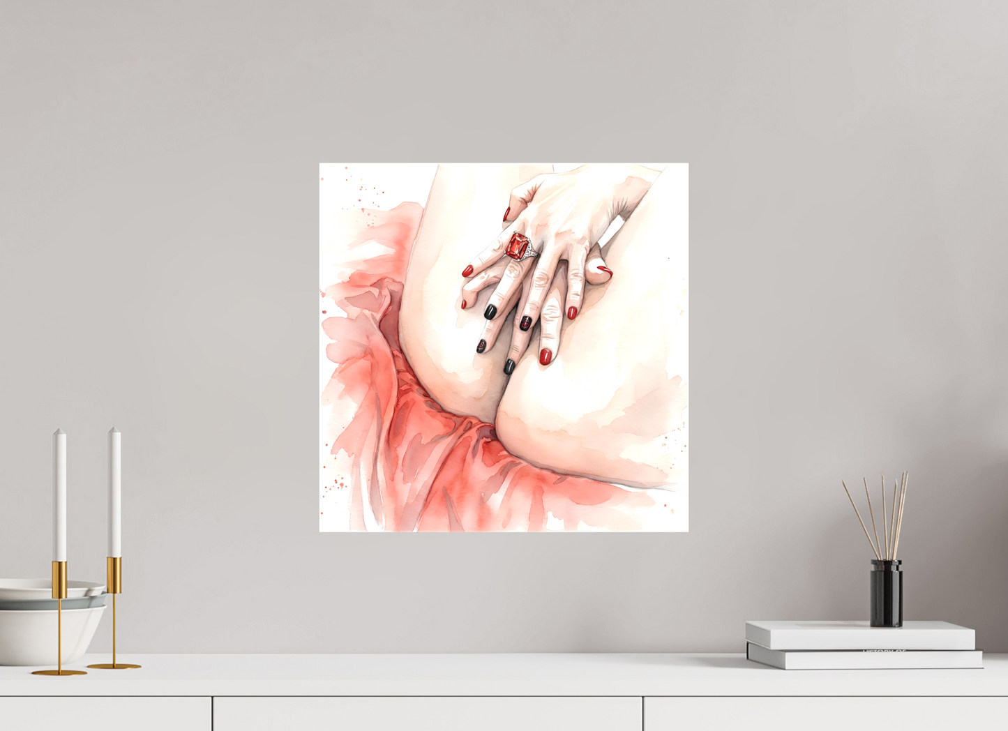 40 x 40 cm, TOILE MATTE Le Secret de la Peau
