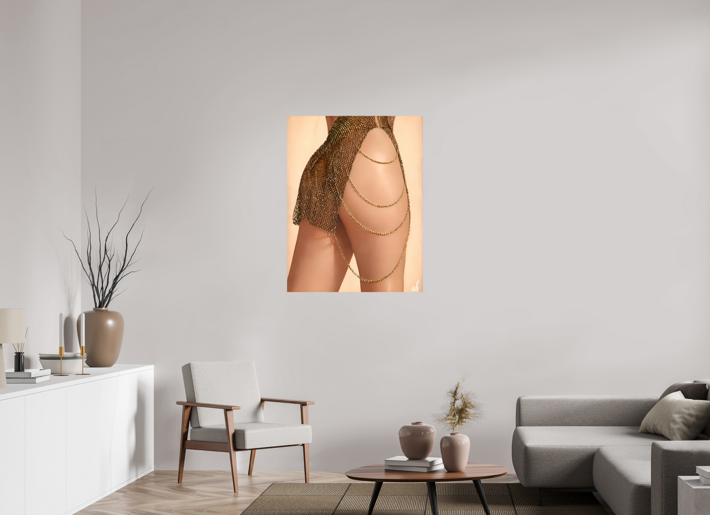 80 x 103,7 cm, Photo Print On Fuji Crystal DP II Éclat Doré - Maille d'Or