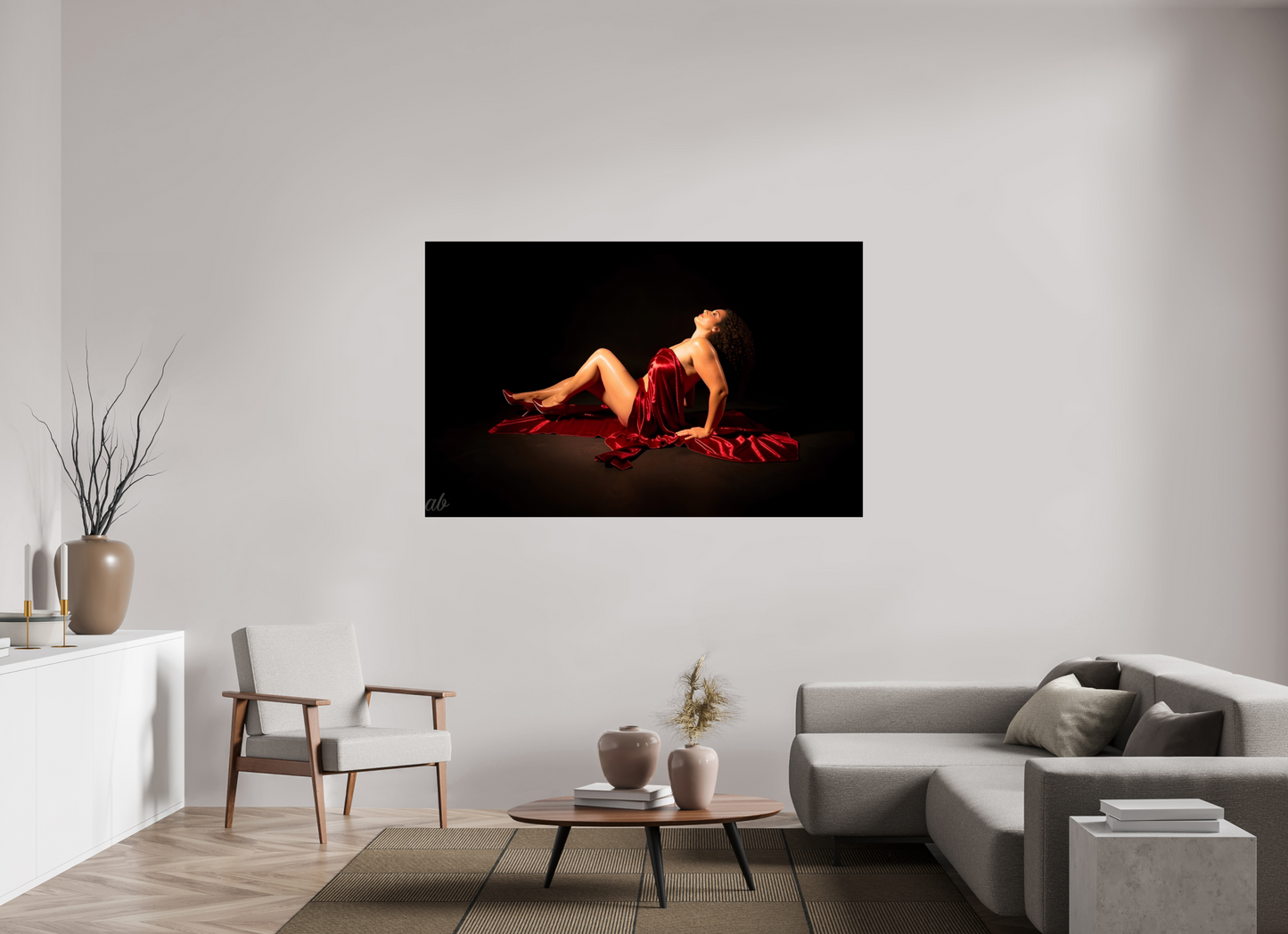 174,7 x 110 cm, Format Photo à encadrer soi-même La Reine de Minuit