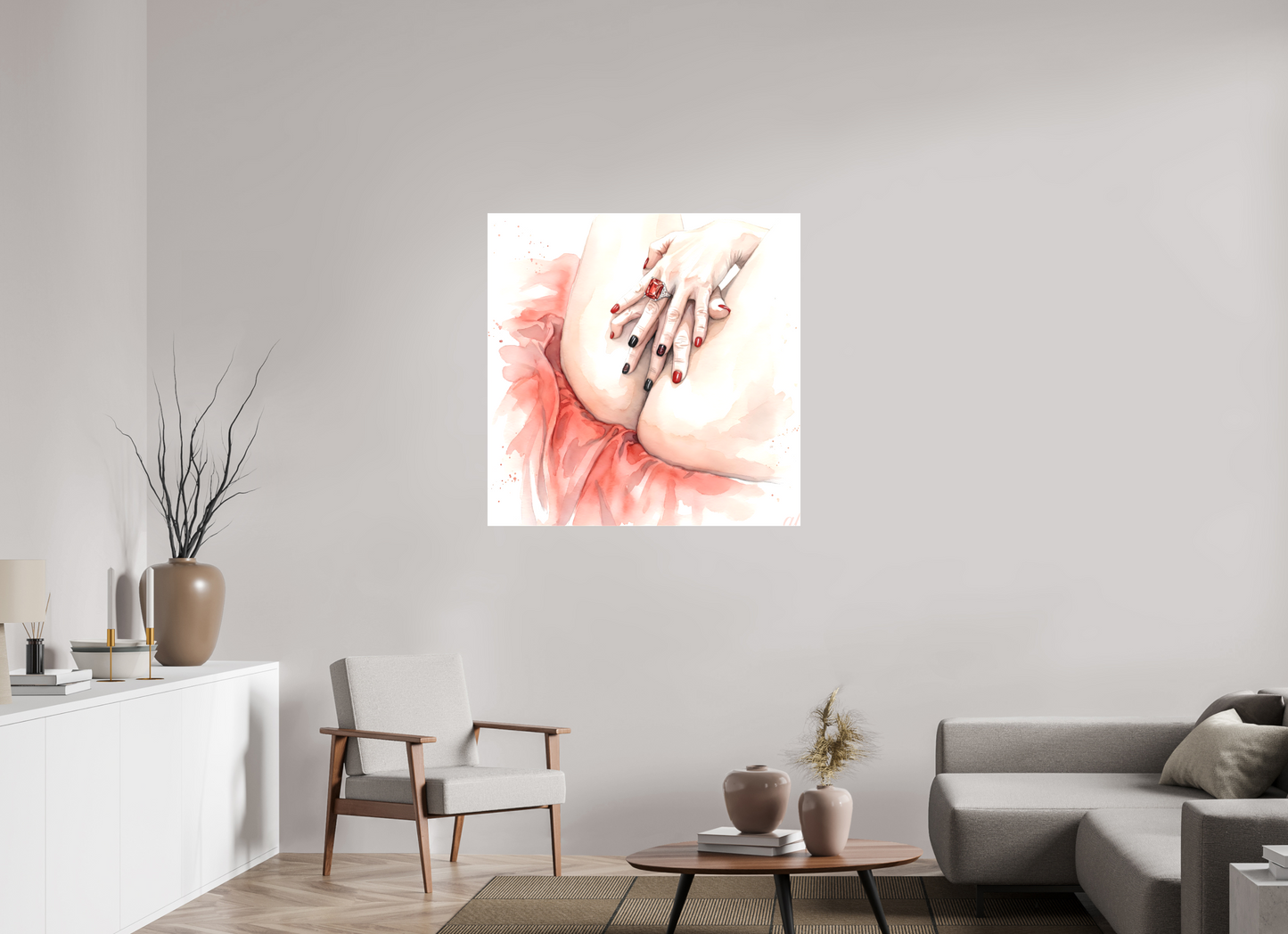 100 x 100 cm, TOILE MATTE Le Secret de la Peau