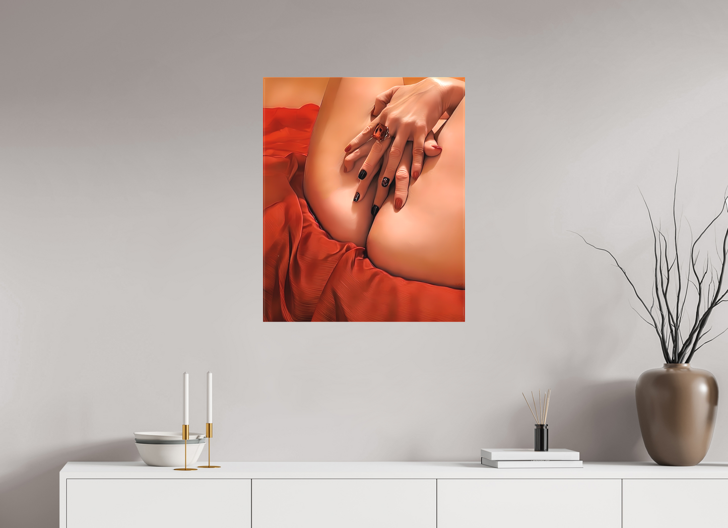 60 x 72,9 cm, TOILE MATTE Le Secret de la Chair