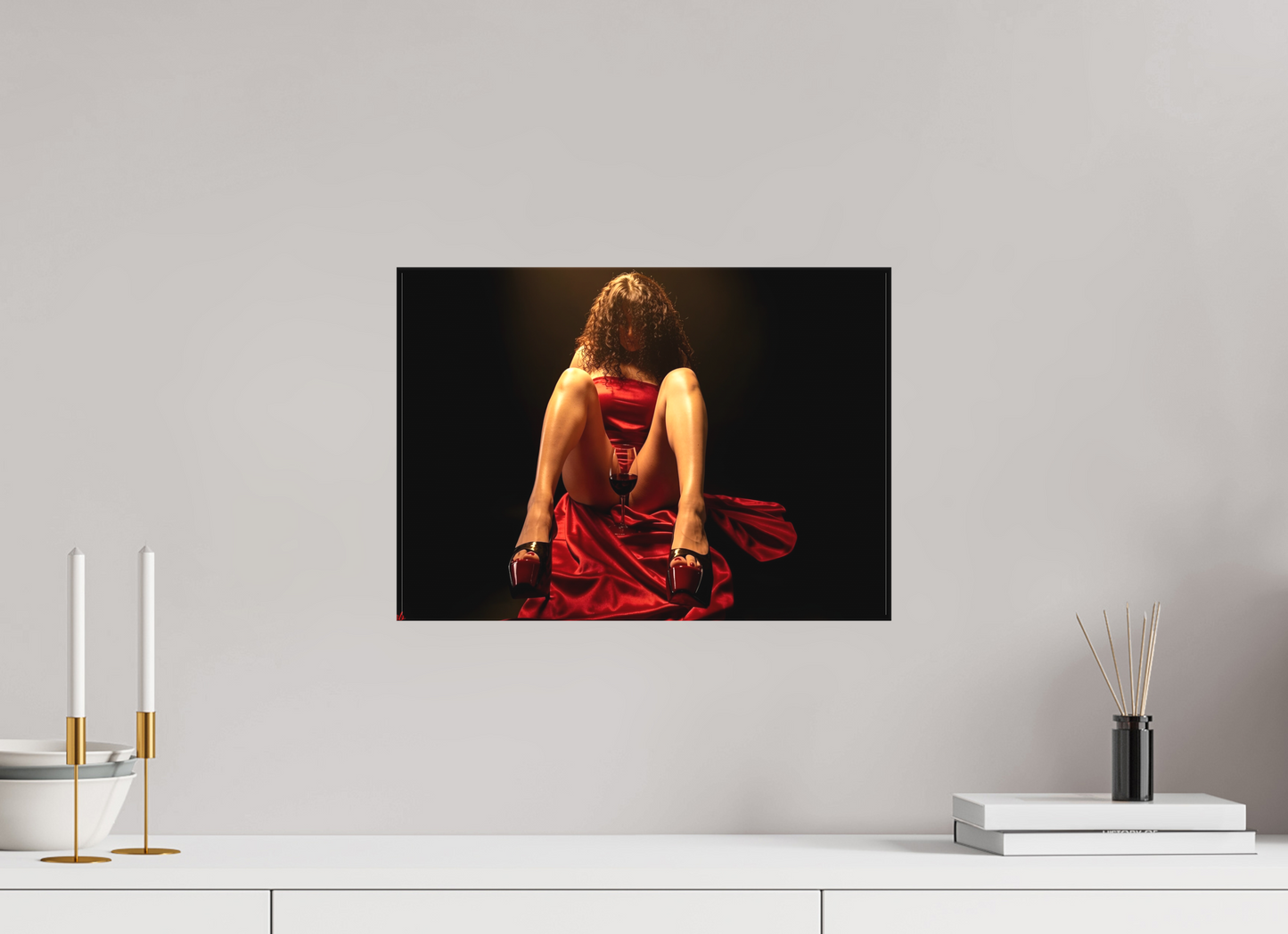 ISO A3 (42 x 29,7 cm), Toile textile La Cérémonie du Désir