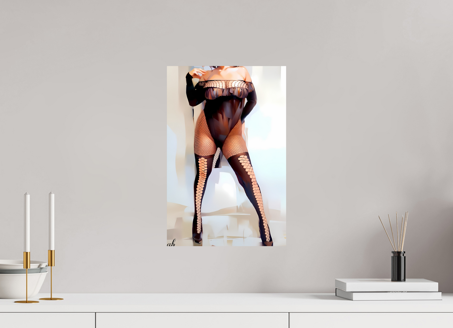 30 x 45,4 cm, Photo Print On Fuji Crystal DP II Éclat Graphique – Ombres et Lumière du Glamour