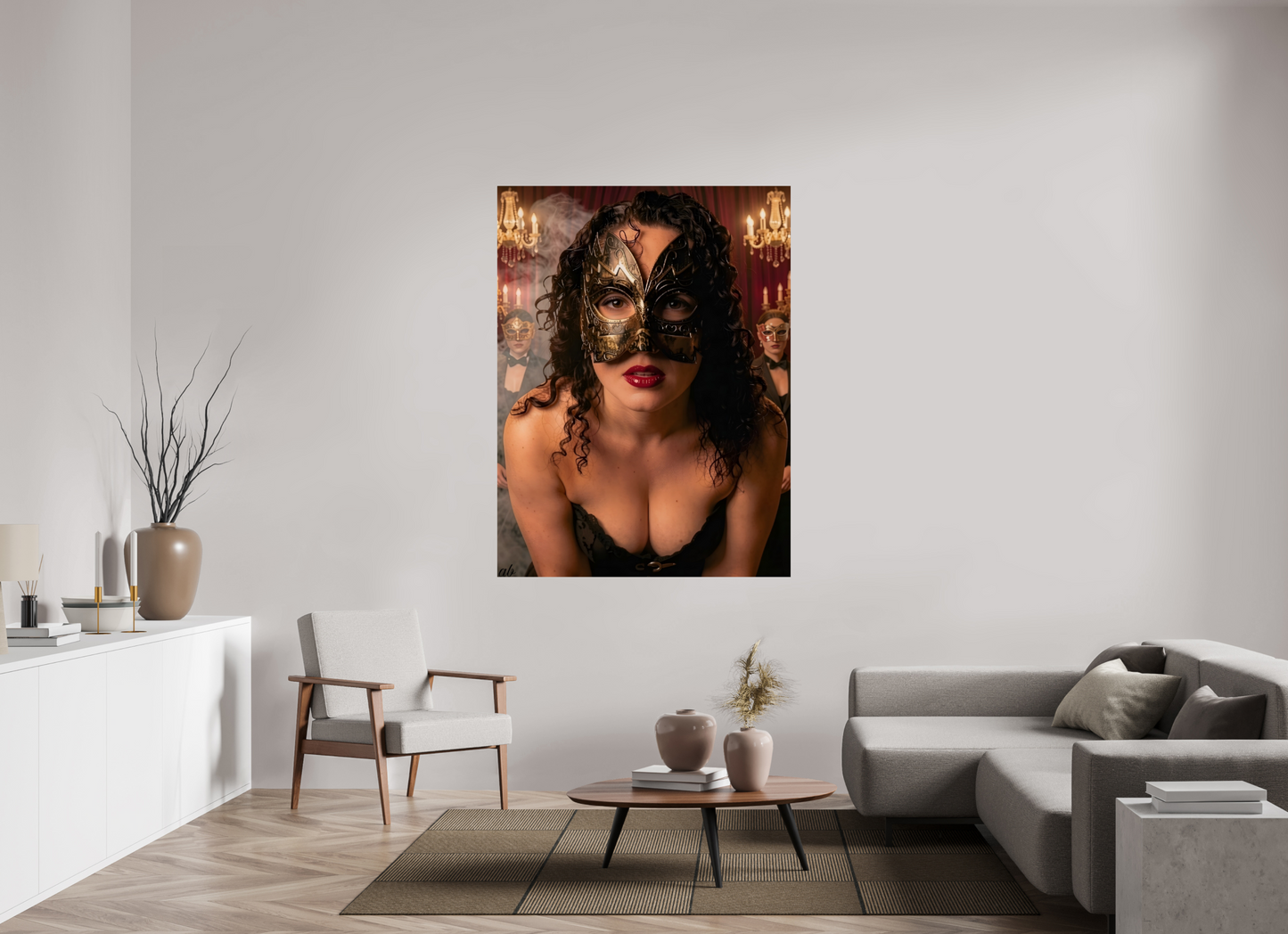 120 x 160 cm, Format Photo à encadrer soi-même Le Bal des Ombres