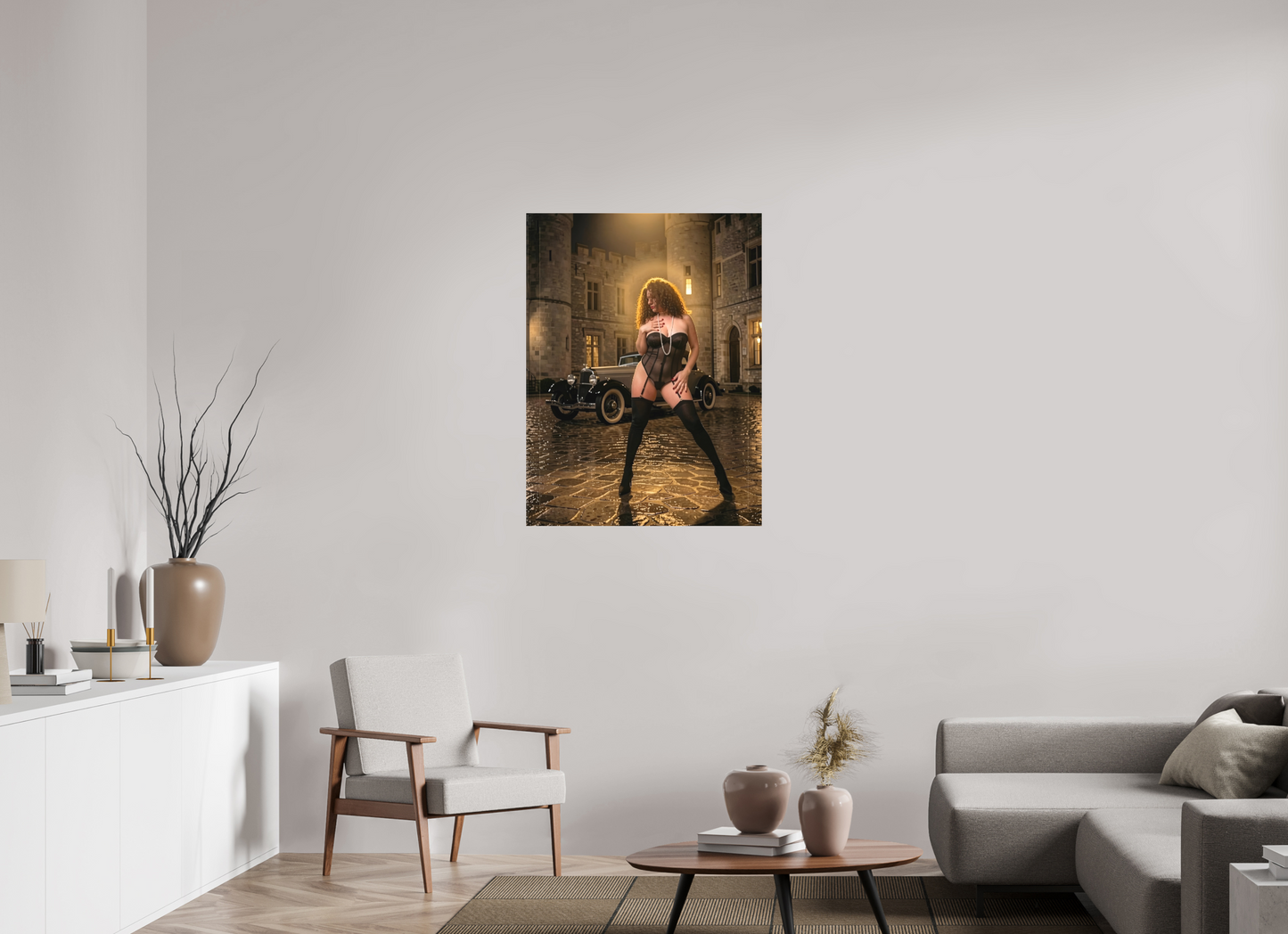 75 x 100 cm, Toile matte L’Héritière de la Nuit
