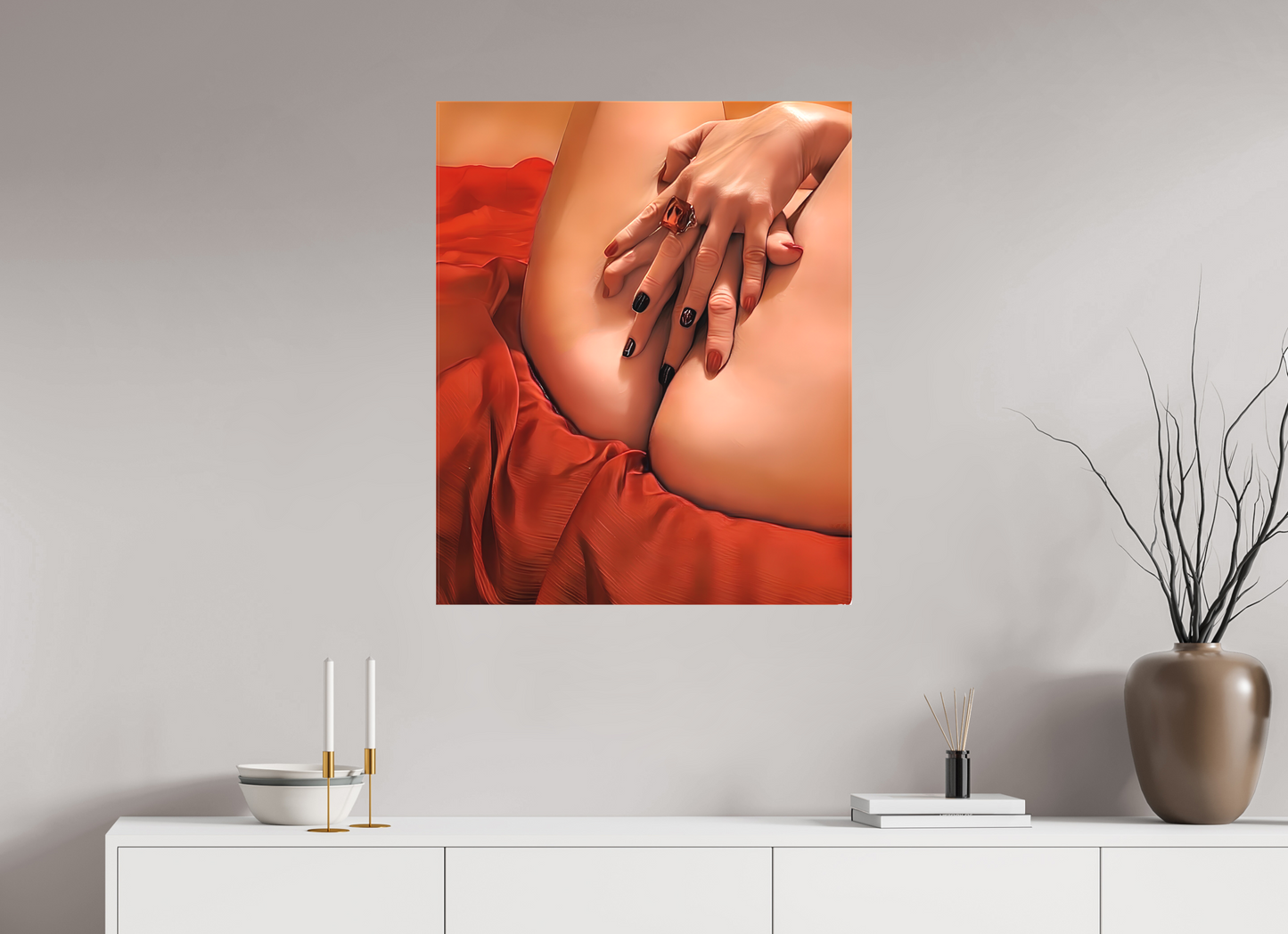 70 x 85 cm, TOILE MATTE Le Secret de la Chair