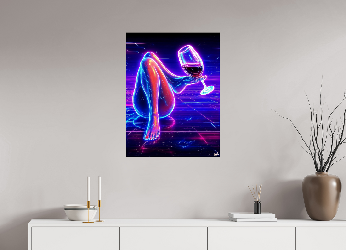 60 x 80 cm, Format Photo à encadrer soi-même Ivresse Électrique
