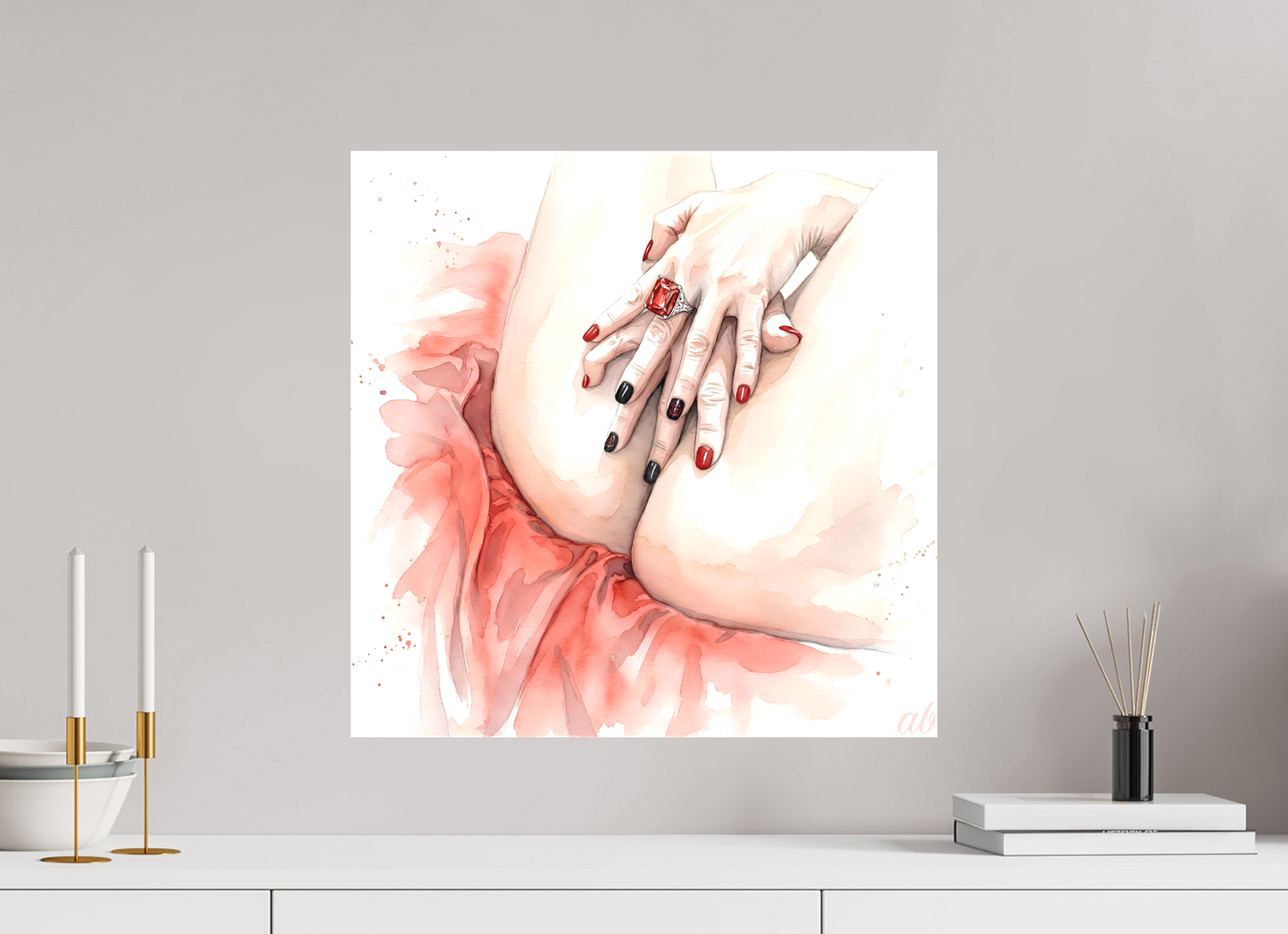 50 x 50 cm, Toile textile Le Secret de la Peau
