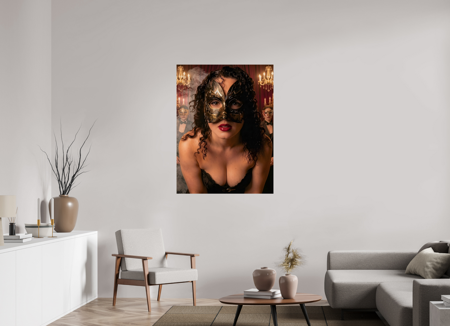90 x 120 cm, Format Photo à encadrer soi-même Le Bal des Ombres