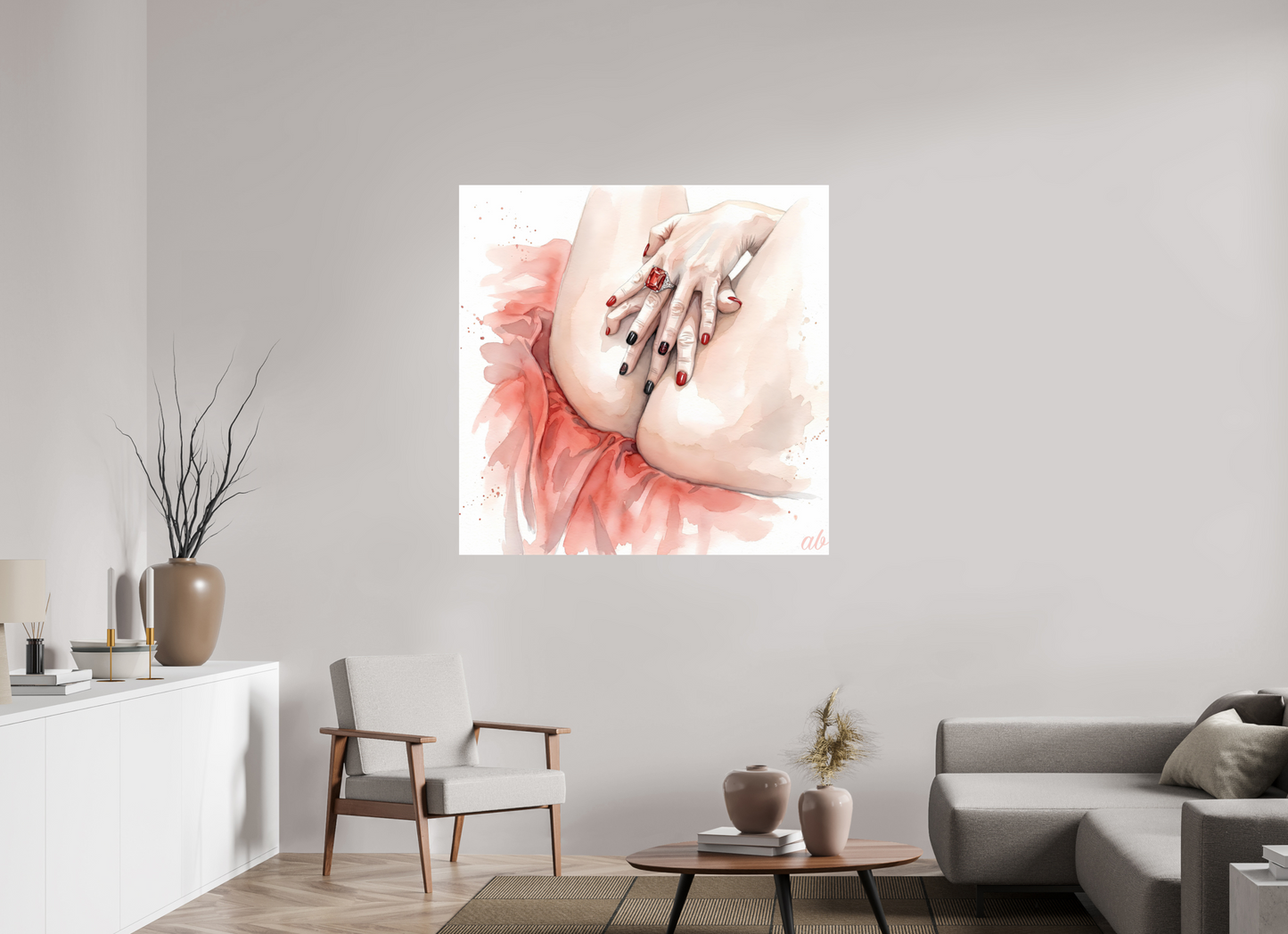 120 x 120 cm, Format Photo à encadrer soi-même Le Secret de la Peau