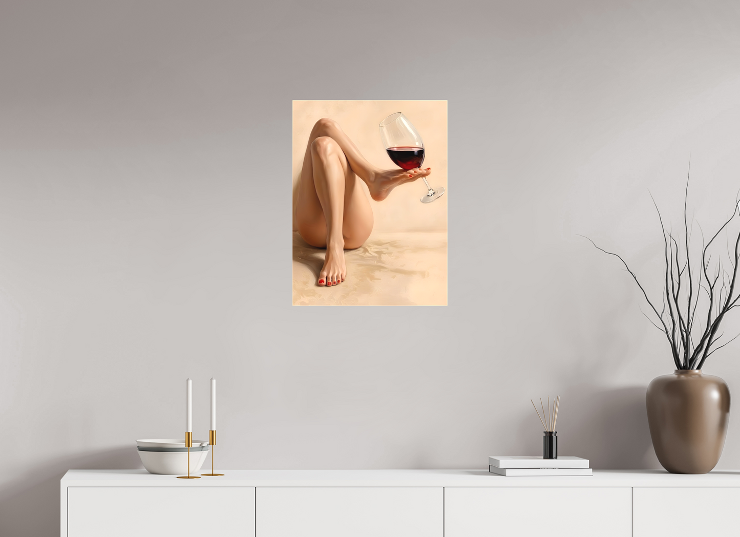 45 x 60 cm, TOILE MATTE Ivresse Silencieuse