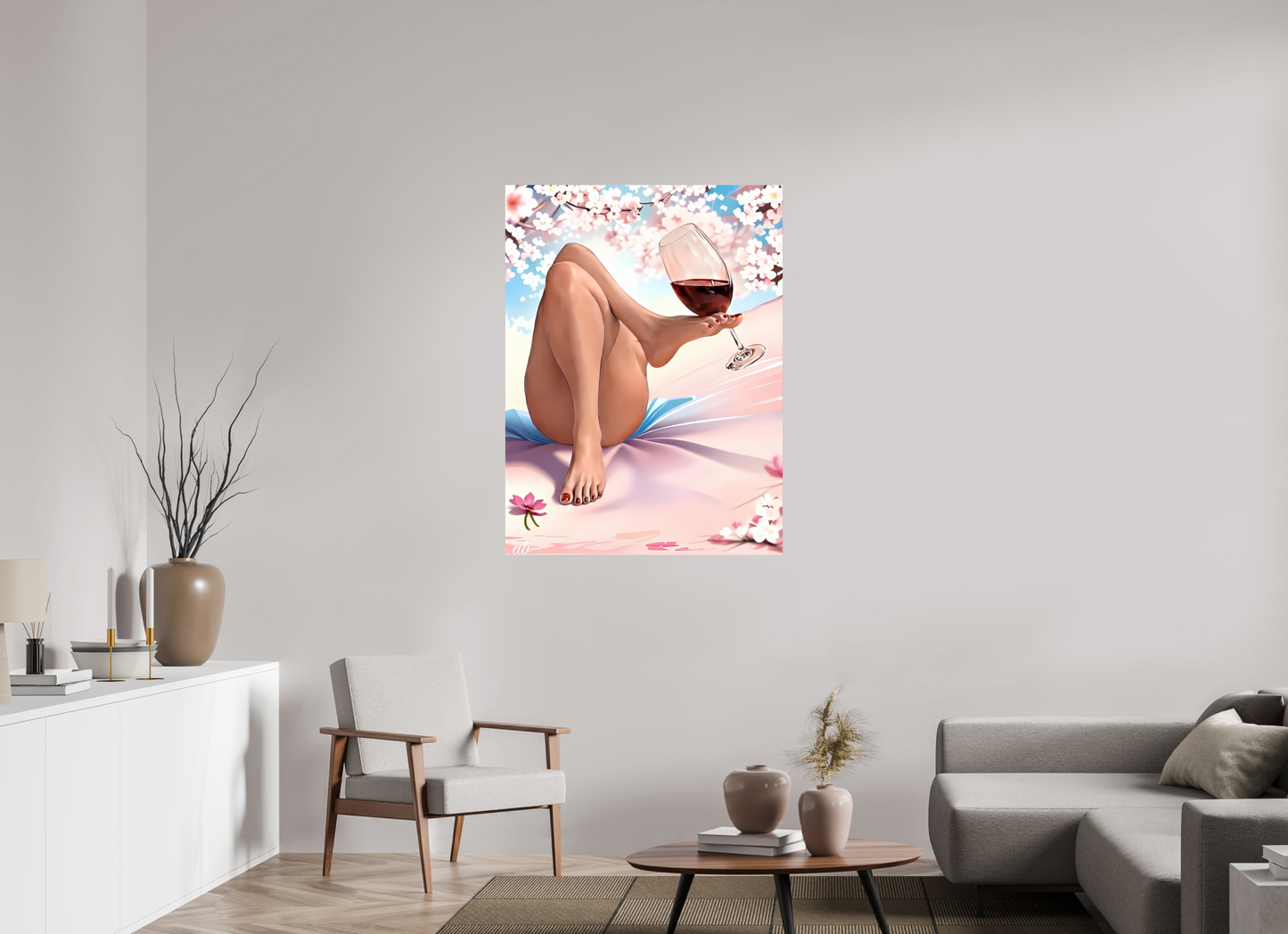 90 x 120 cm, Format Photo à encadrer soi-même Ivresse Florale