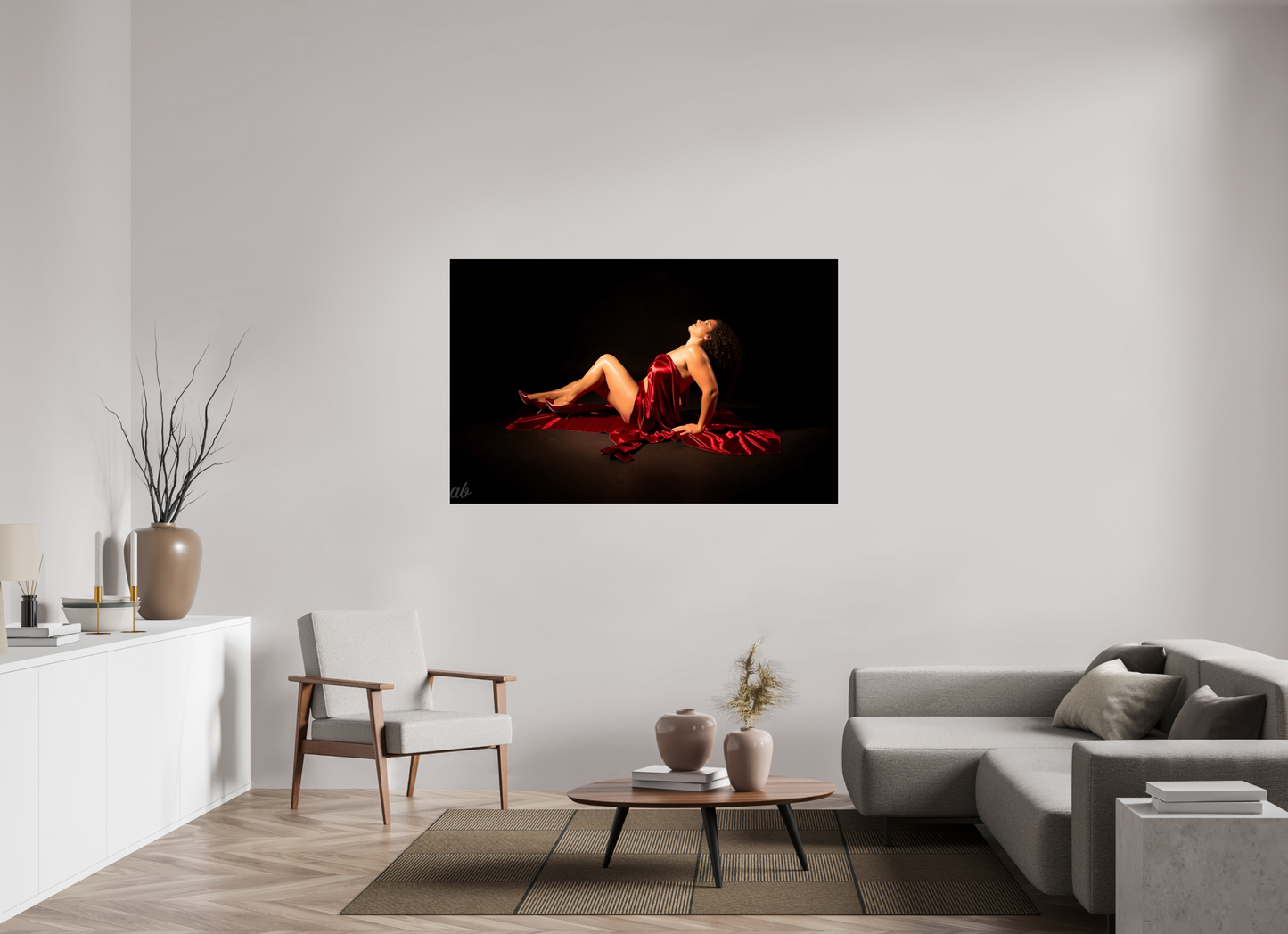 158,8 x 100 cm, Format Photo à encadrer soi-même La Reine de Minuit